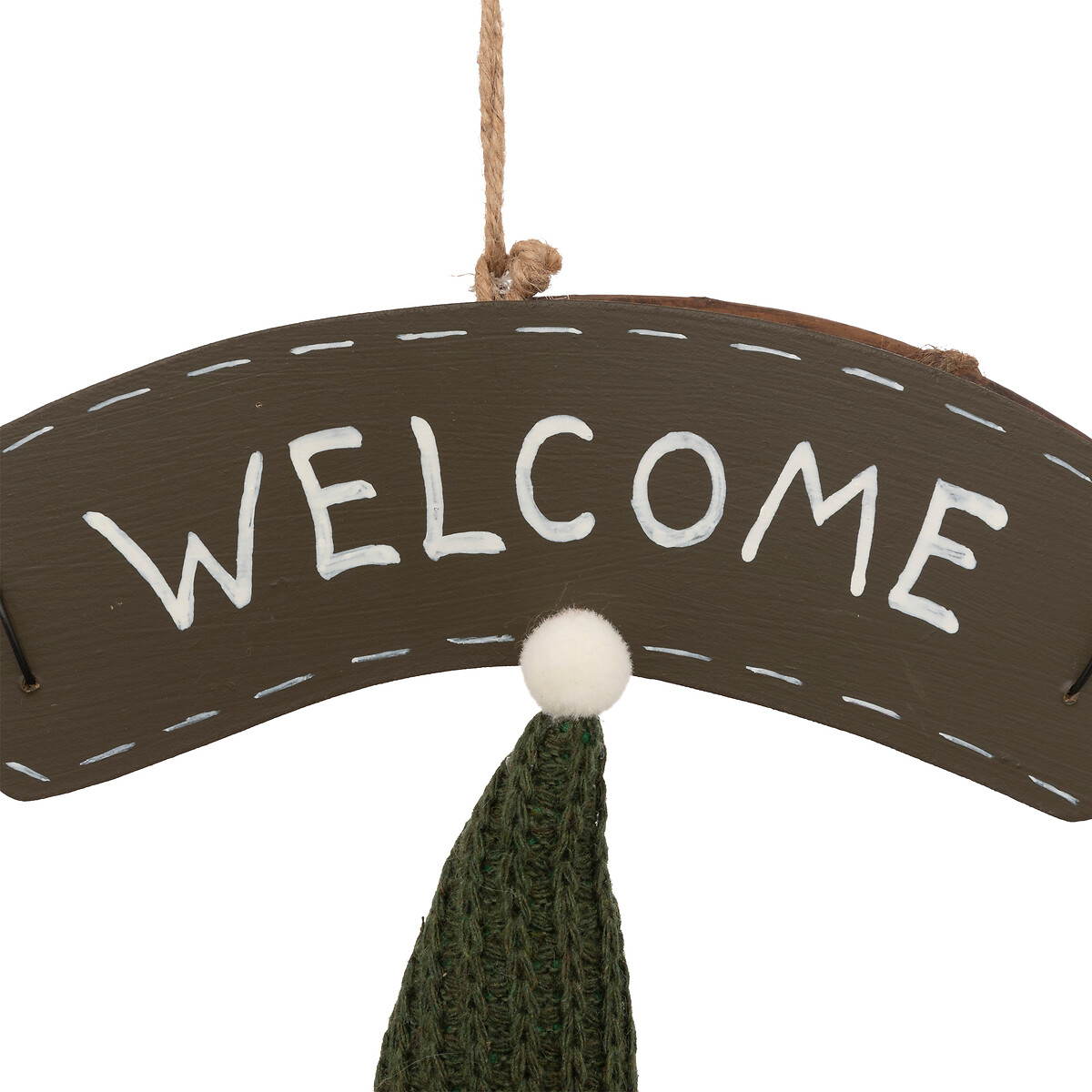 Coroa welcome com ouri&ccedil;o 33cm