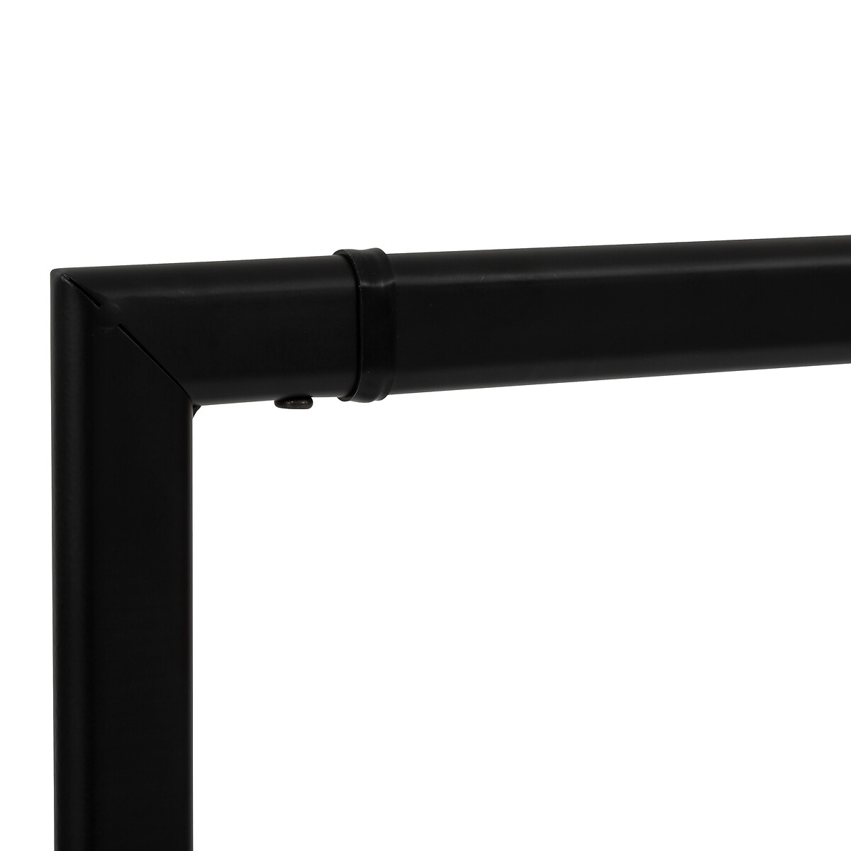 Cavalete duplo ATHENA preto com 2 prateleiras