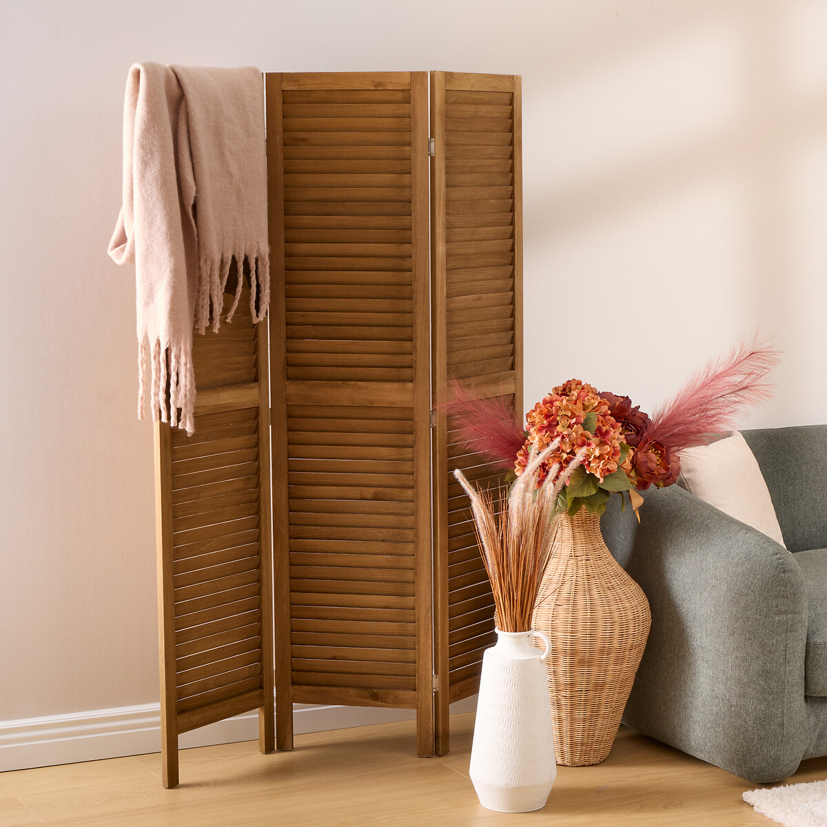 Biombo CAMILA em madeira 170cm