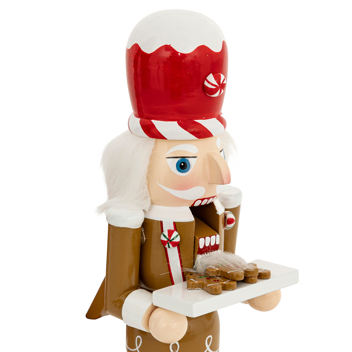 Figura de soldado de chumbo com bolacha de gengibre 7x6x25cm