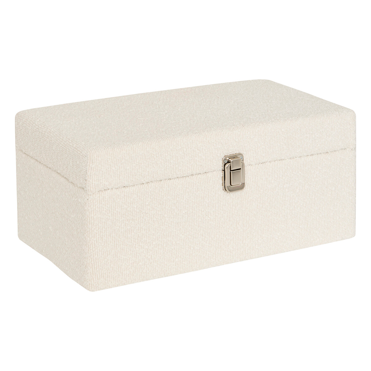 Caixa decorativa CARLIE branca 18x24x42cm,  Caixa decorativa CARLIE branca 18x24x42cm