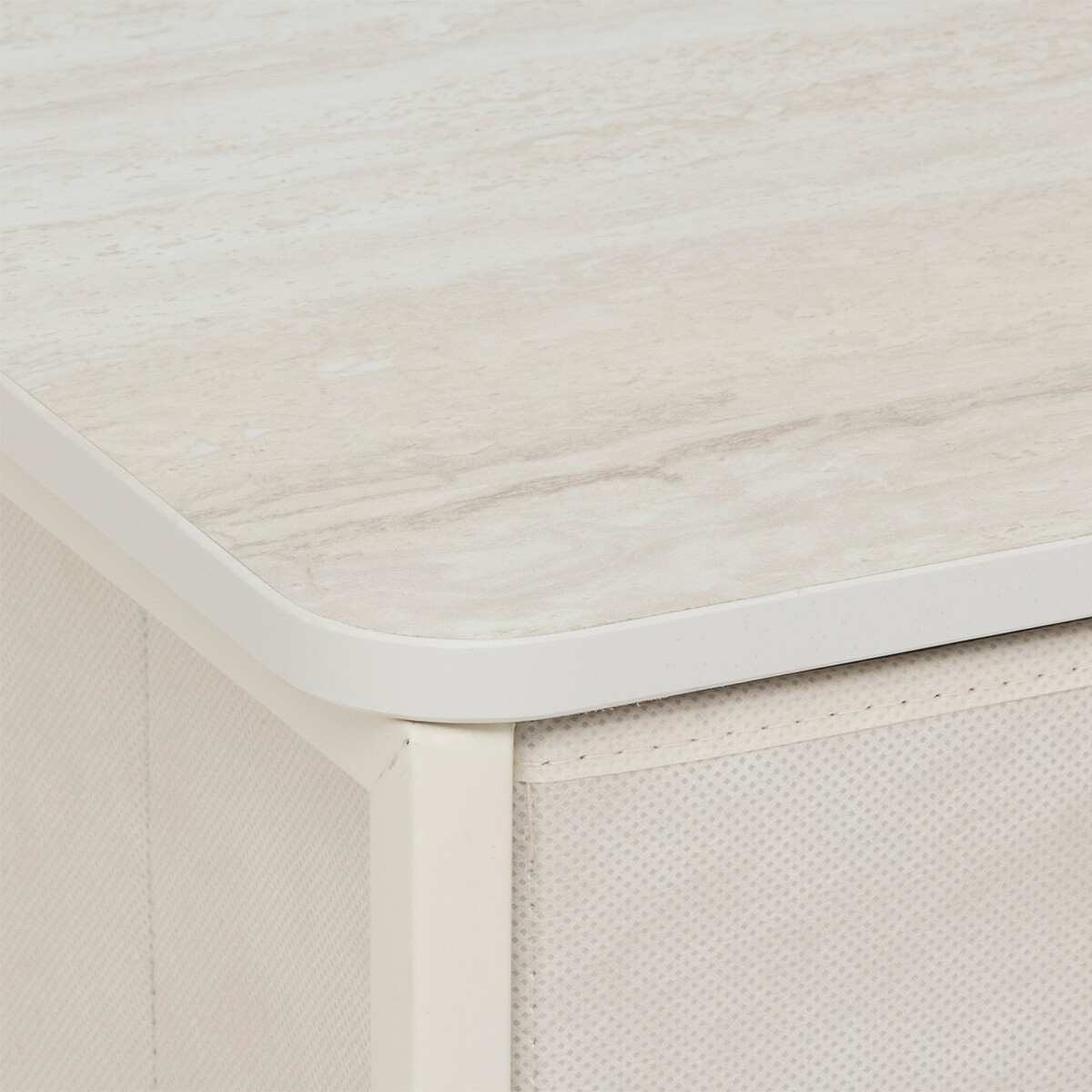 M&oacute;vel de arruma&ccedil;&atilde;o TISSA bege com 3 gavetas