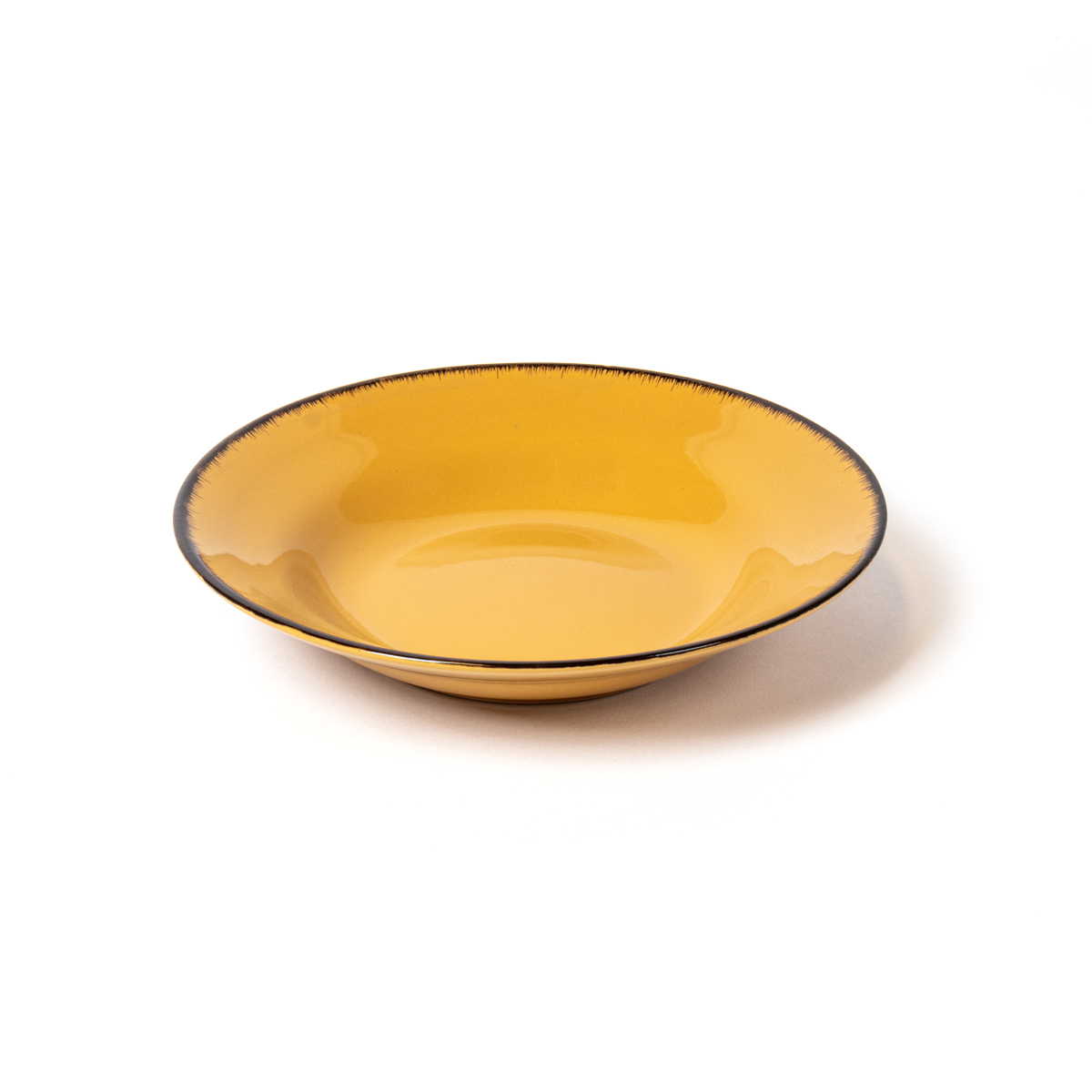 Prato de sopa SAUVAGE amarelo 23cm