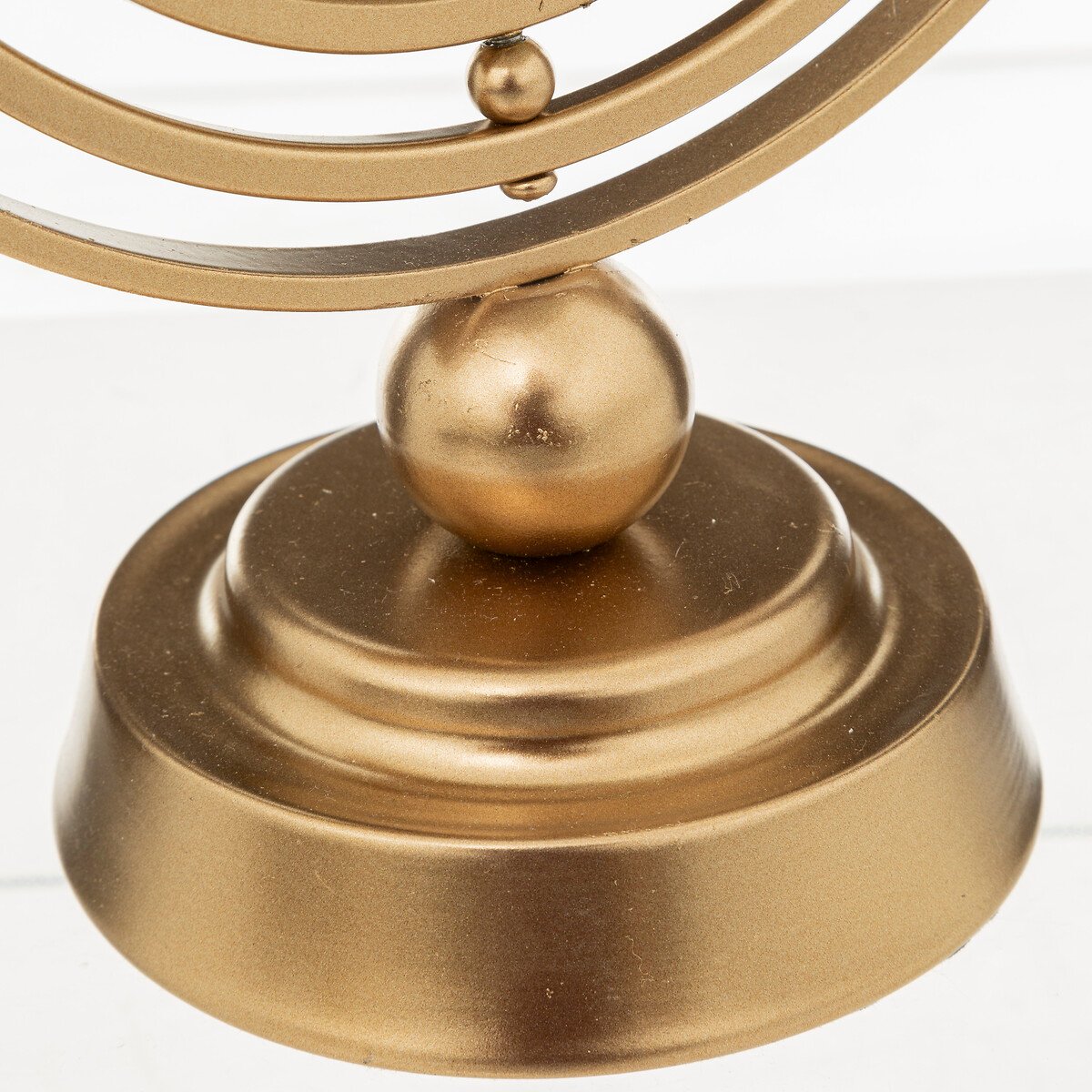 Ampulheta com suporte em metal dourado CARAVANE