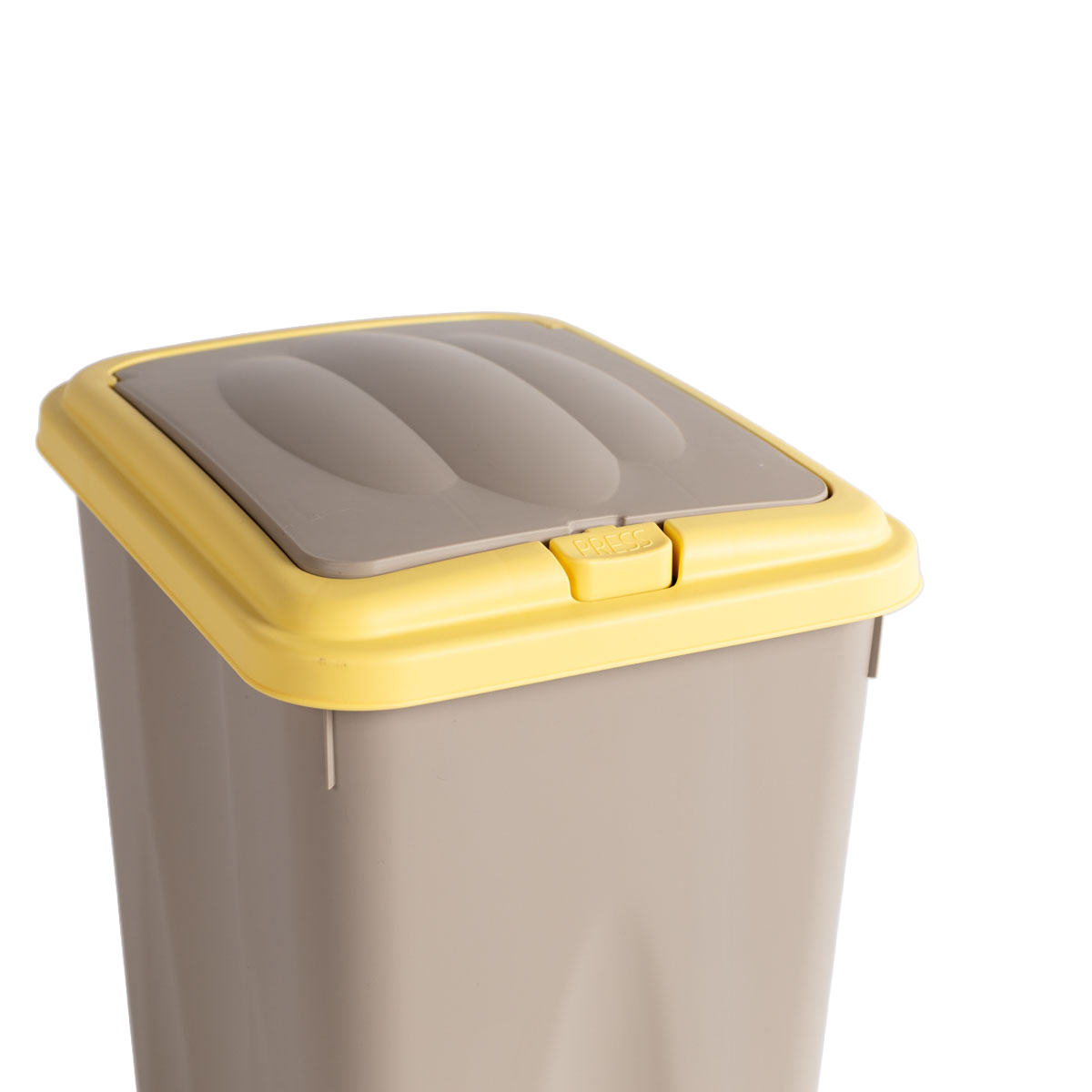 Ecoponto 21L pl&aacute;stico com tampa amarela