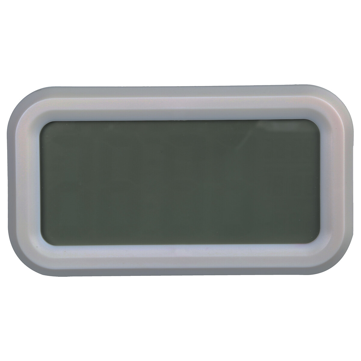 Rel&oacute;gio despertador digital cinza 10,6x4,9x13,9cm