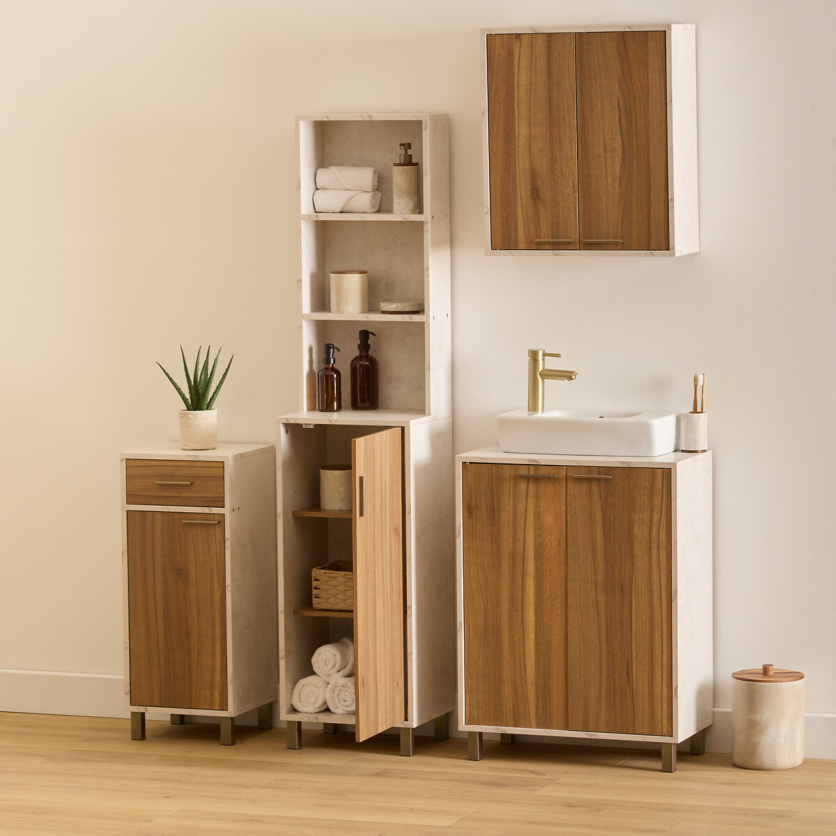 M&oacute;vel alto wc C&Ocirc;ME castanho