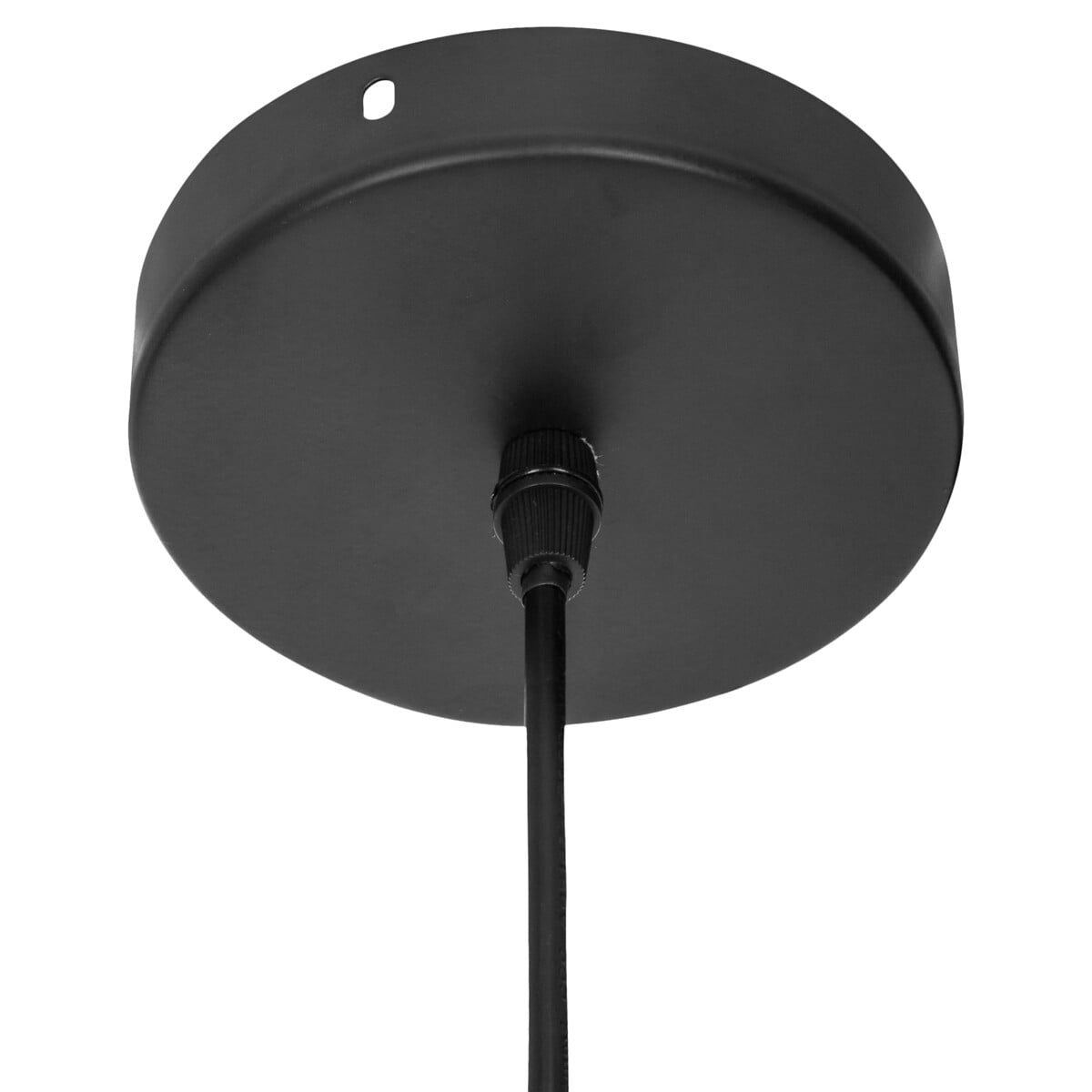 Candeeiro de teto ADELIA preto em metal