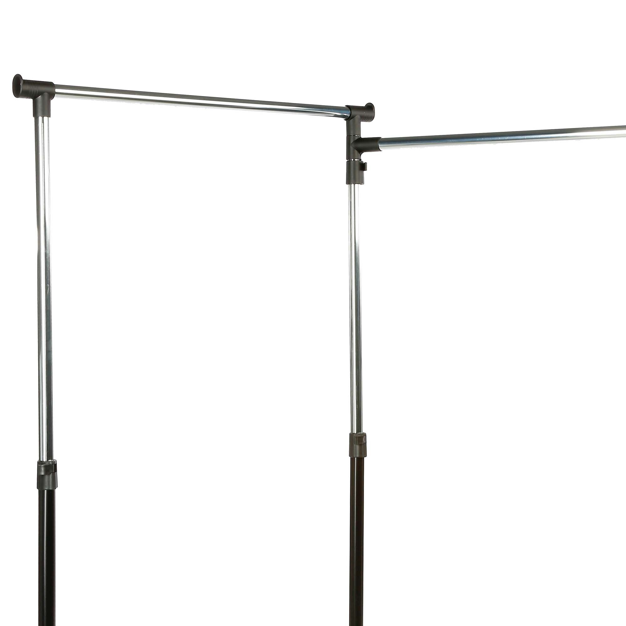 Suporte duplo de metal com 1 barra rotativa