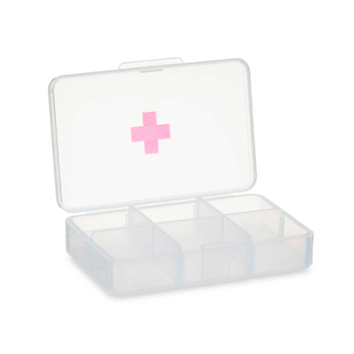 Caixa para comprimidos com 6 epaços