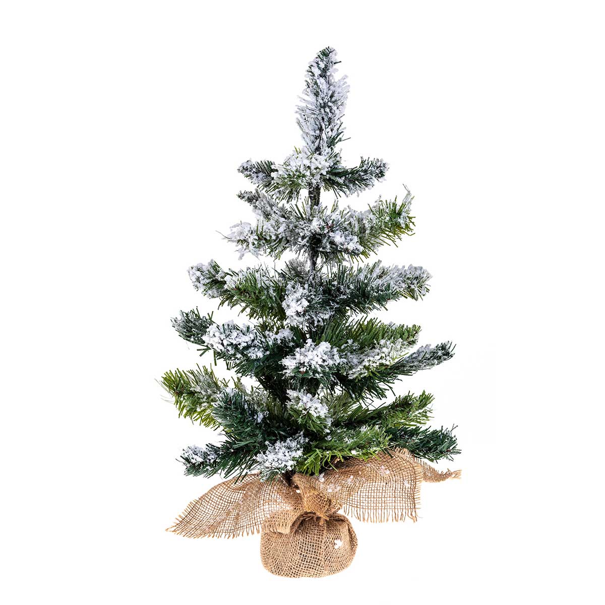 &Aacute;rvore de natal decorativa com neve 50cm