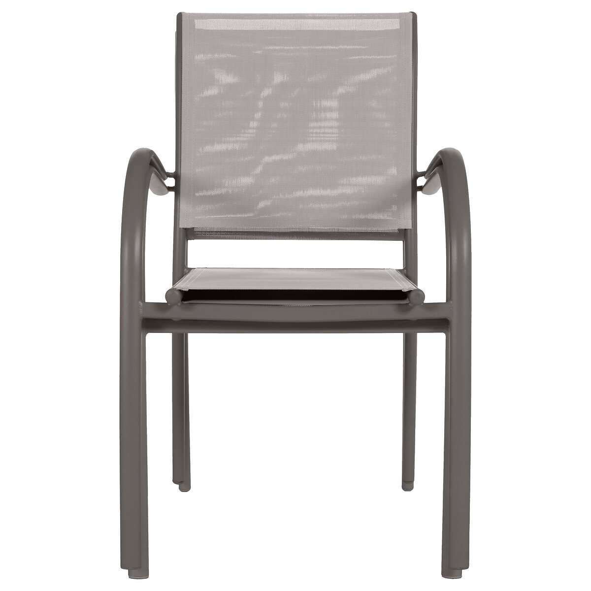 Cadeira com bra&ccedil;os PIAZZA cinza