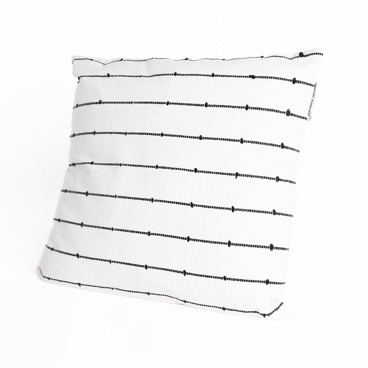 Almofada LINECHIC bege em algod&atilde;o 45x45cm