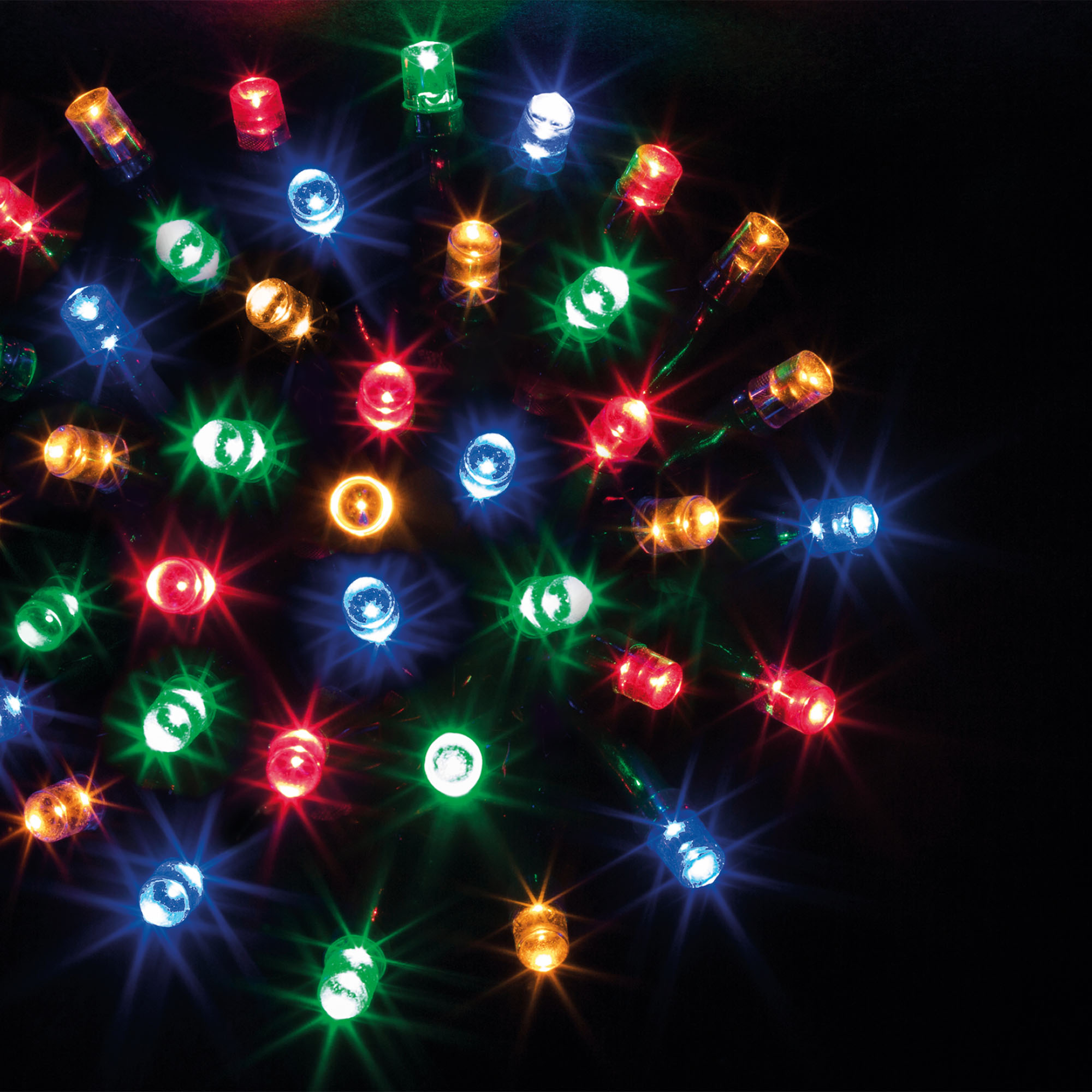 S&eacute;rie luminosa de natal multicolor 180 leds 18m