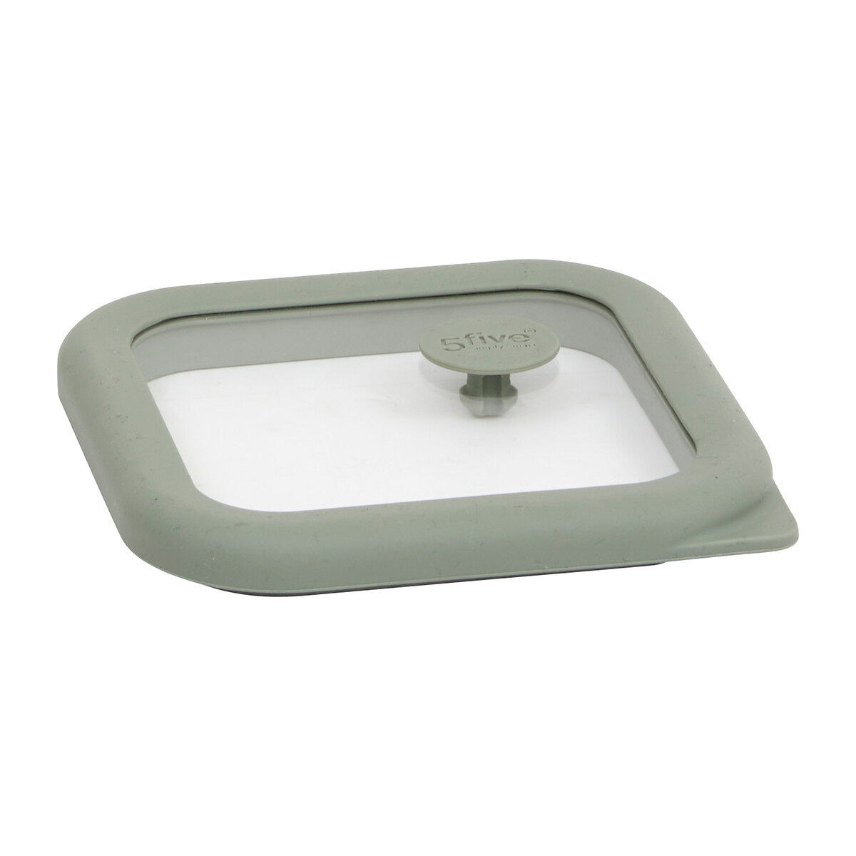 Caixa quadrada SILIGLASS cinza 0,5L