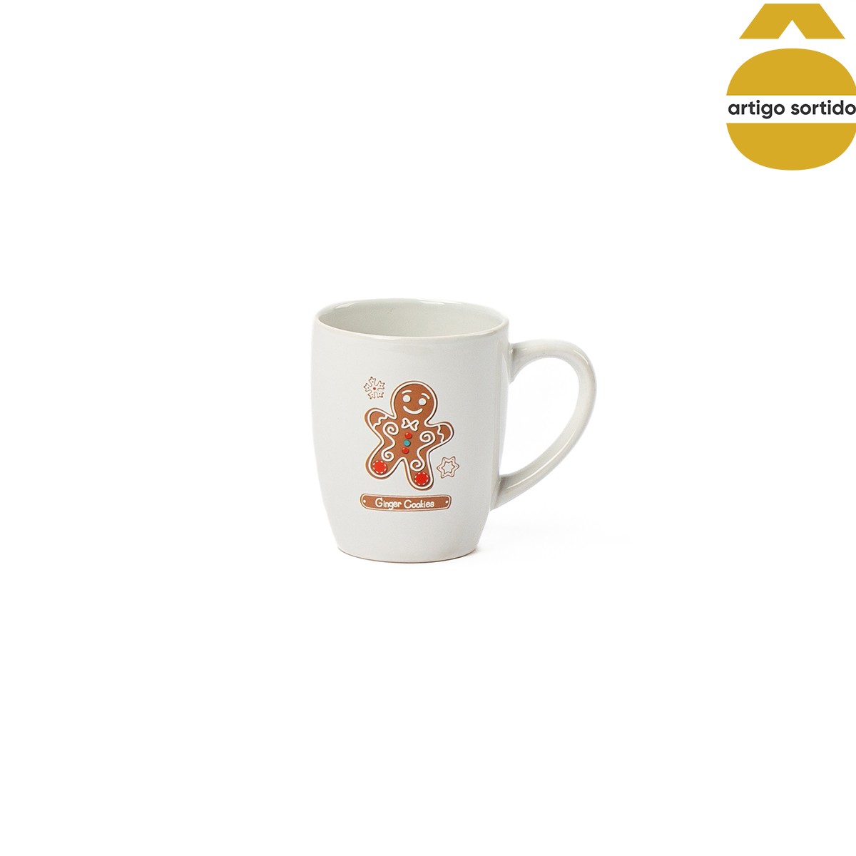 Caneca Ginger Cookies Em Cerâmica 35cl