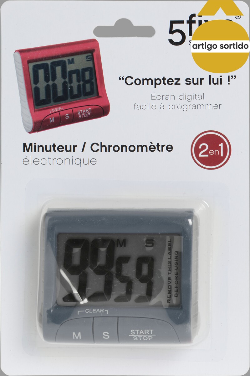 Temporizador de cozinha eletrónico