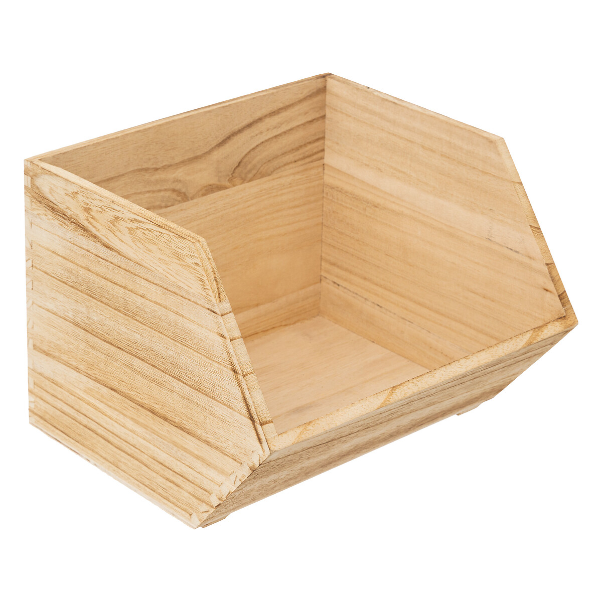 Conjunto de 3 caixas de organiza&ccedil;&atilde;o em madeira