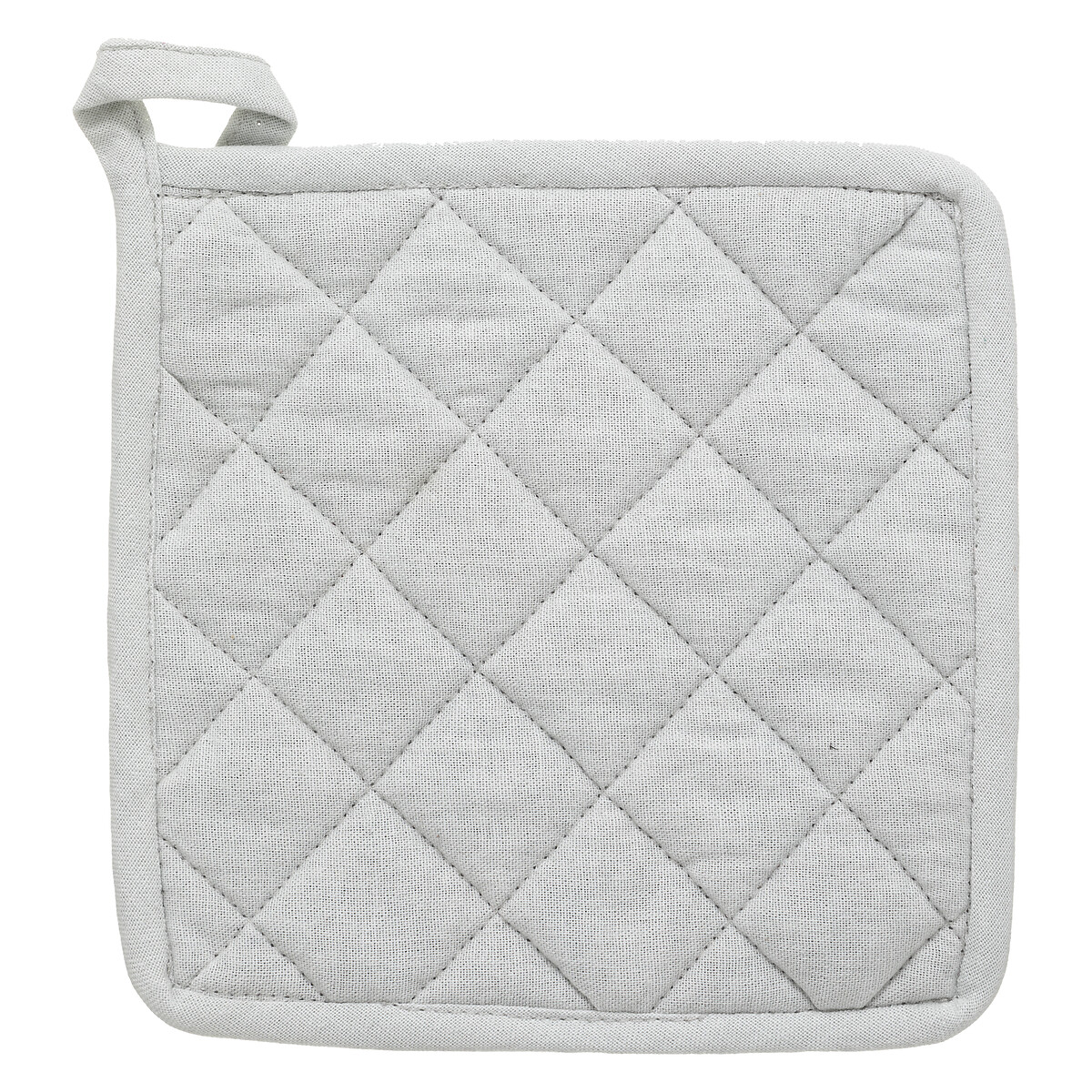 Conjunto pega e luva de cozinha cinza