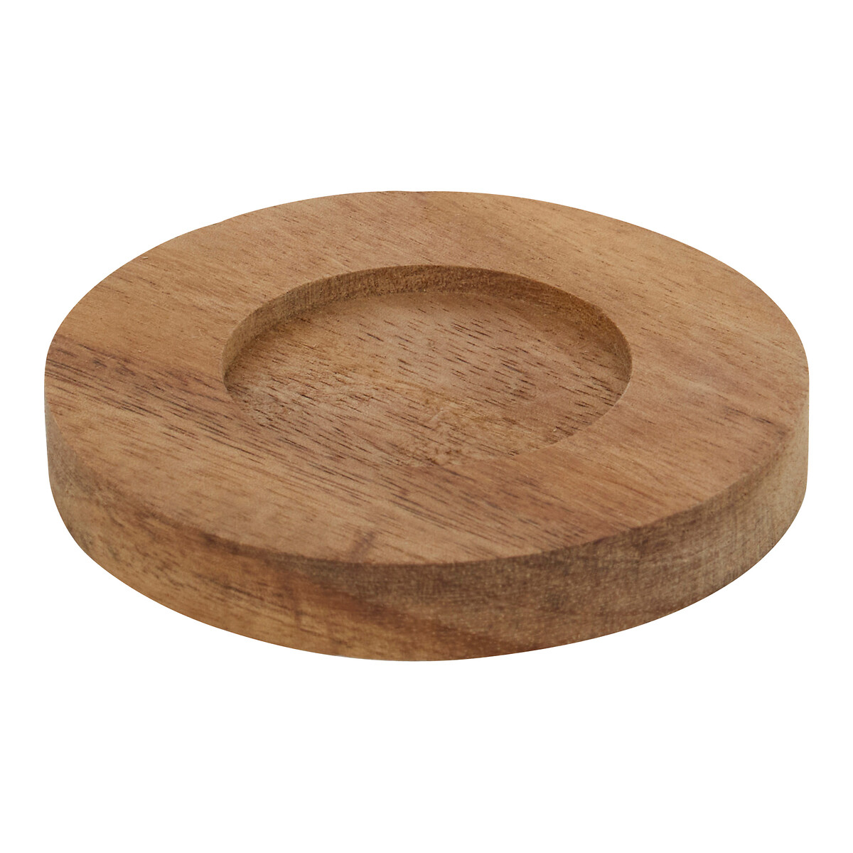 Conjunto de 4 chávenas com base madeira acácia ELEGANCE 10cl