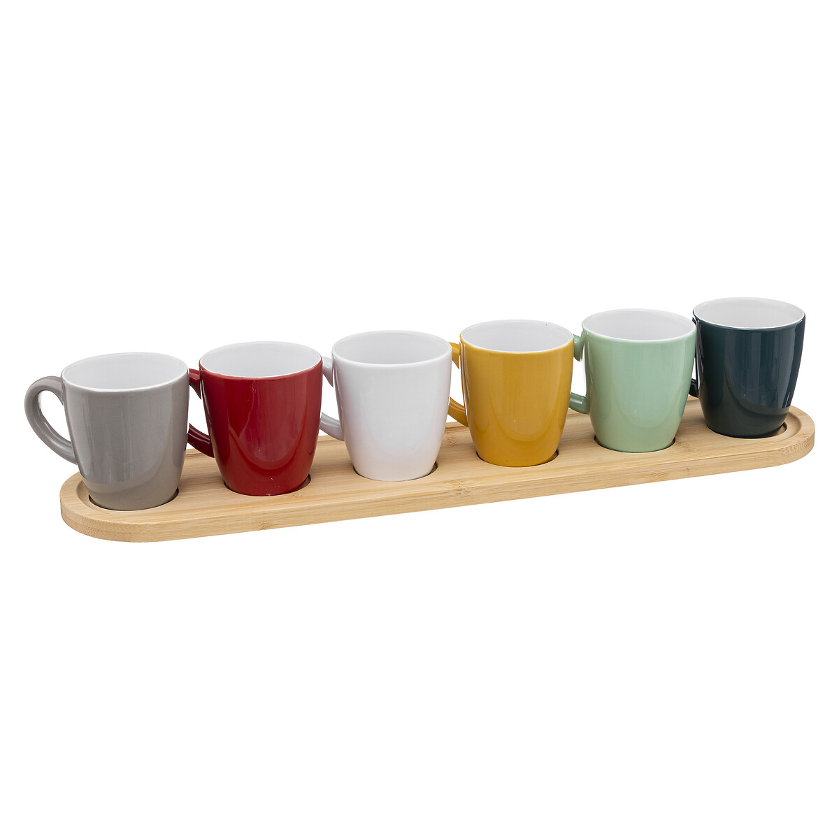Conjunto de 6 ch&aacute;venas de caf&eacute; COLORAMA 9cl