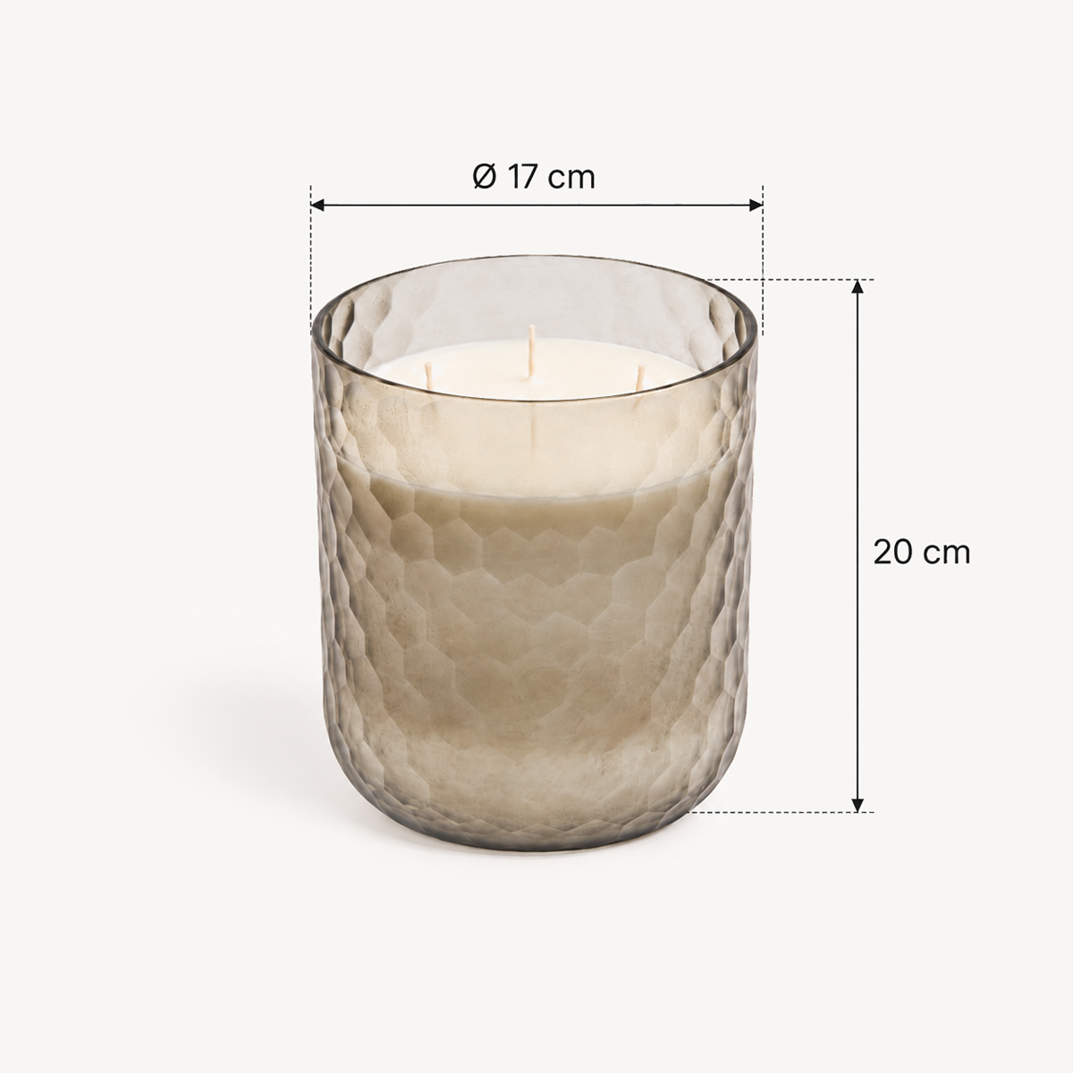 Vela perfumada em copo de vidro CED 3.3Kg