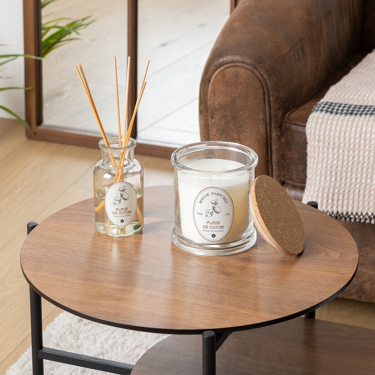 Vela perfumada HAPO flor de algod&atilde;o 500gr