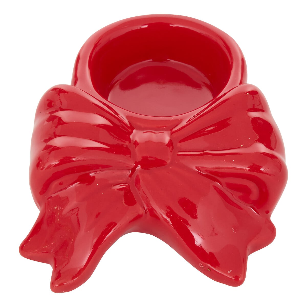 Casti&ccedil;al vermelho de cer&acirc;mica 10cm
