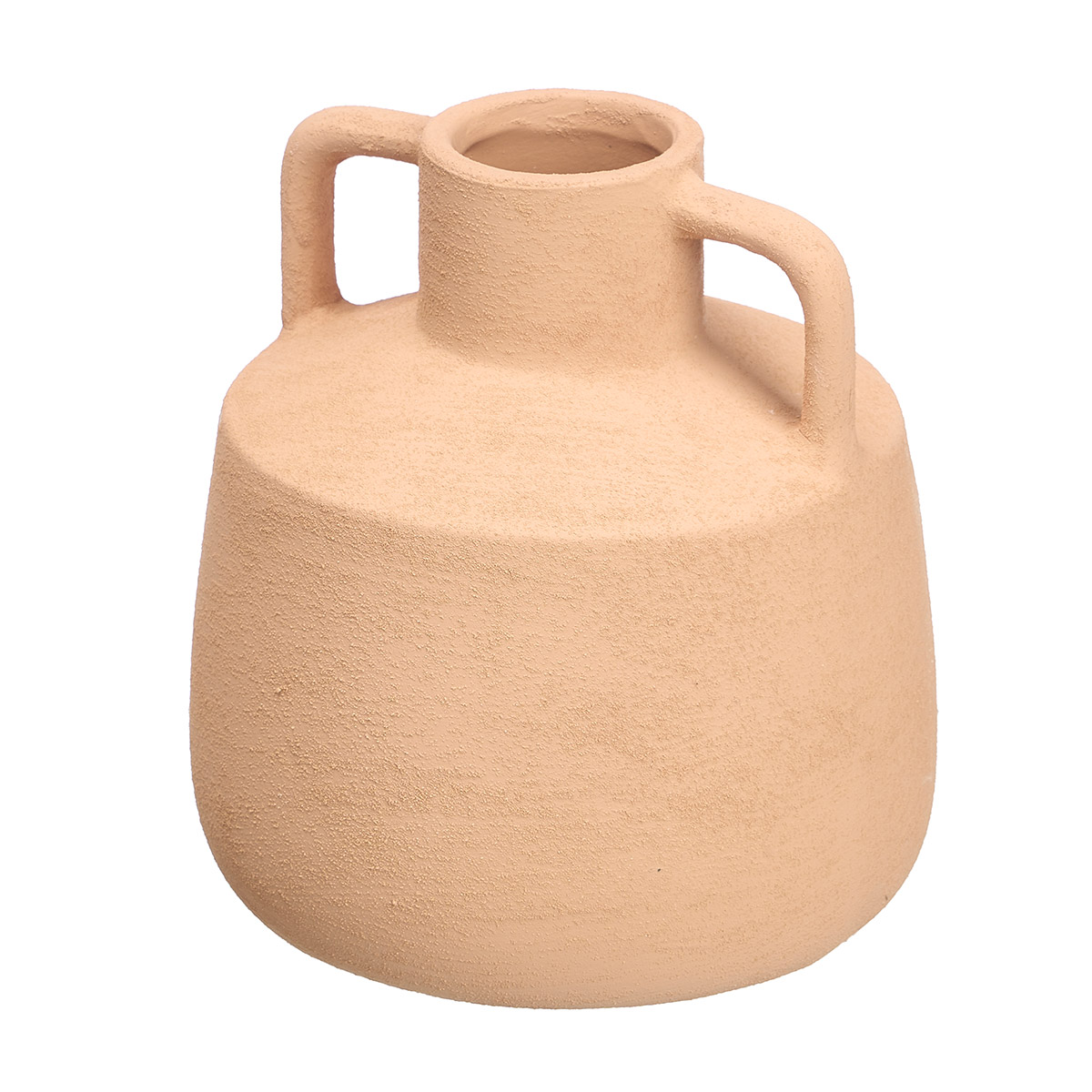 Jarra castanho em cer&acirc;mica 17,5cm