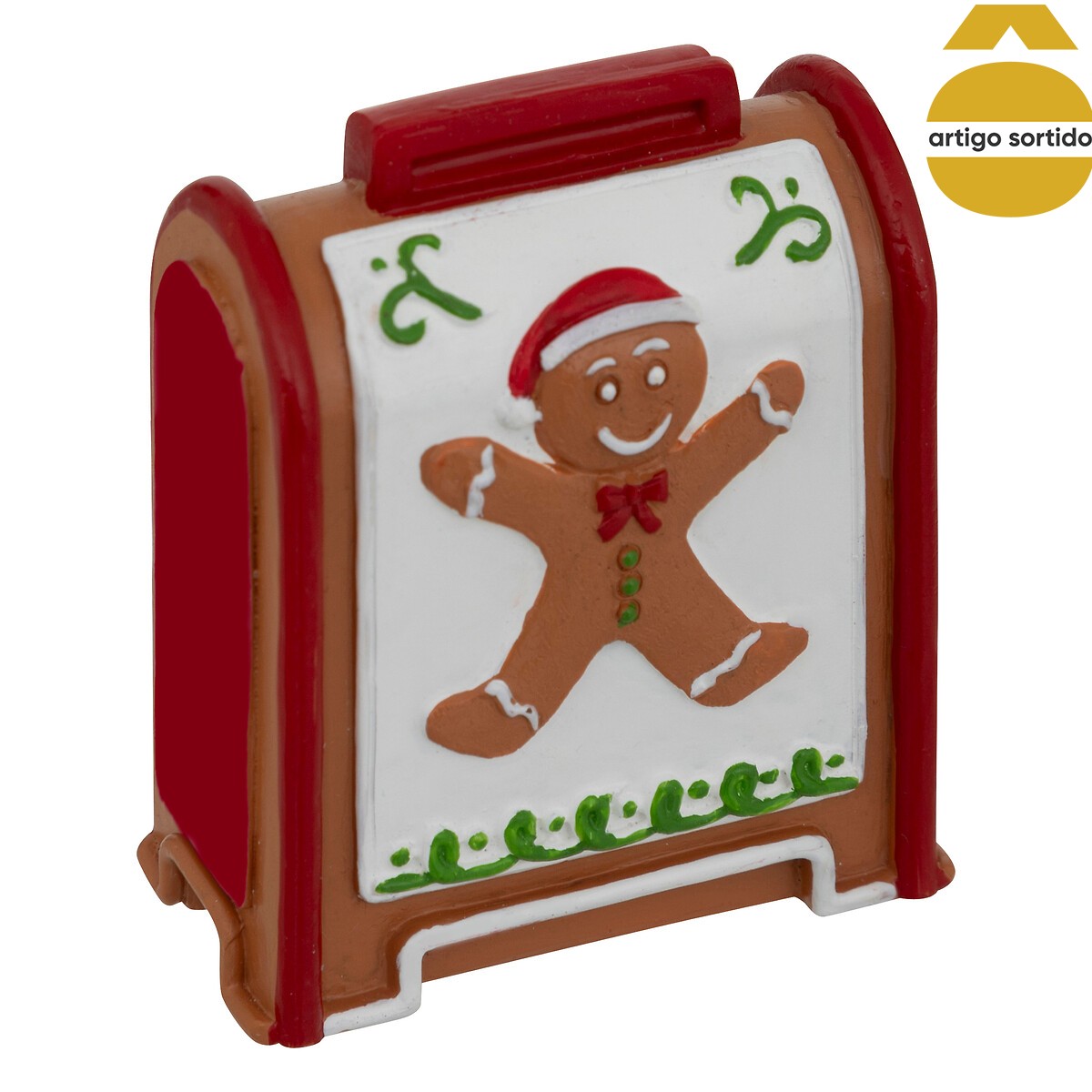 Decoração para aldeia 5,3x6,1cm