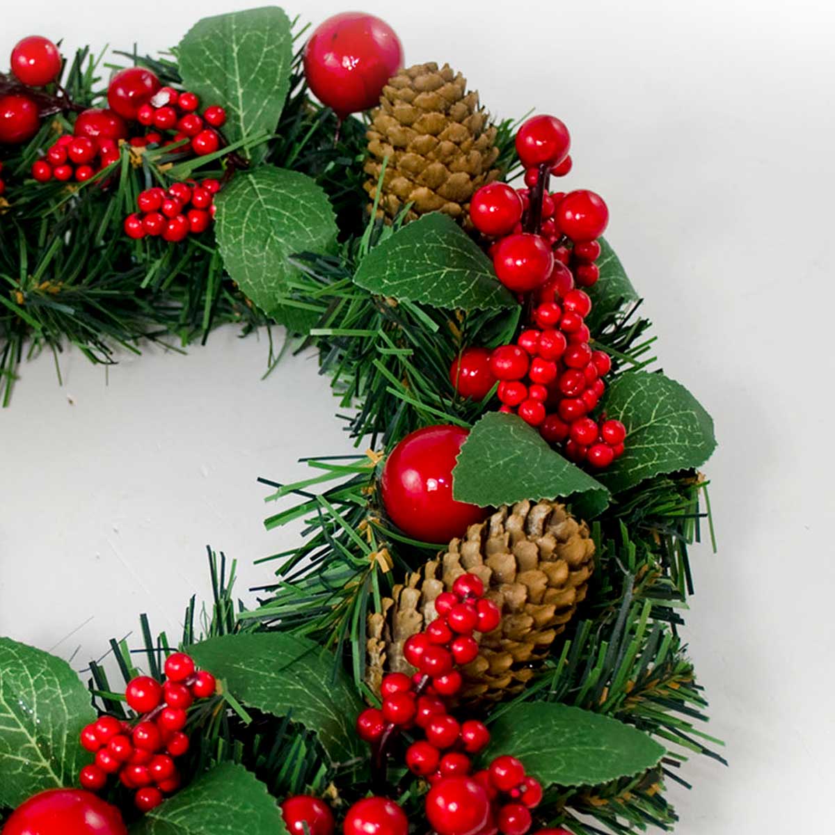 Coroa natal&iacute;cia decorada 36cm