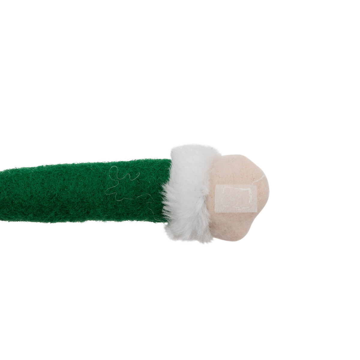Figura duende vermelho e verde para pendurar 46cm