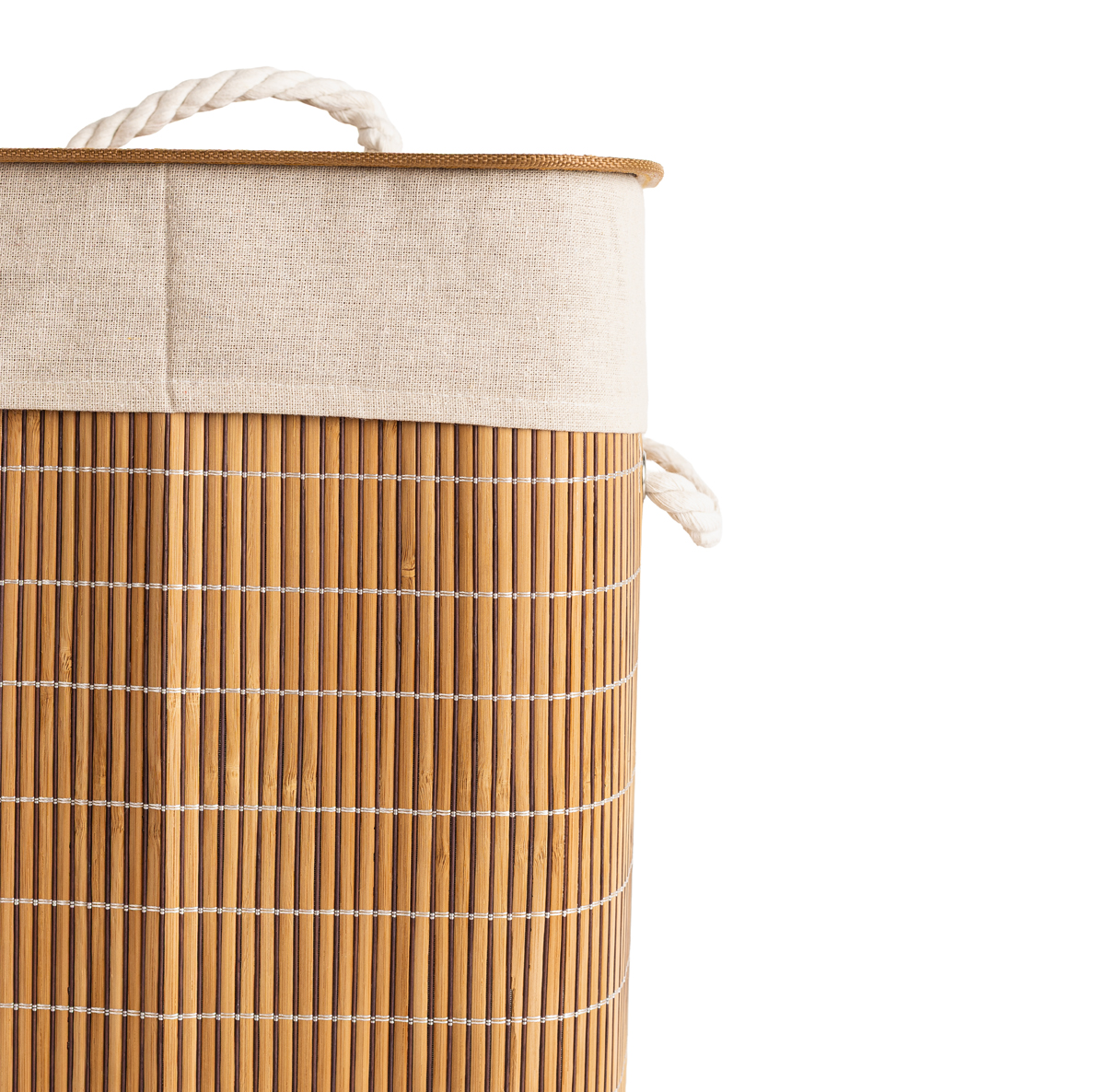 Cesto de roupa wc em bambu