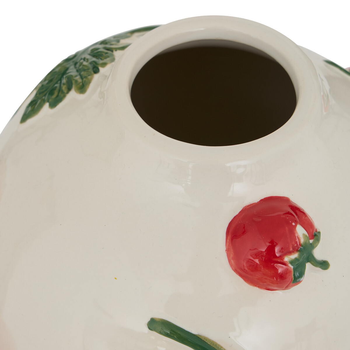 Jarra com tomates 3d DELLA PASTA em cer&acirc;mica 25,5cm
