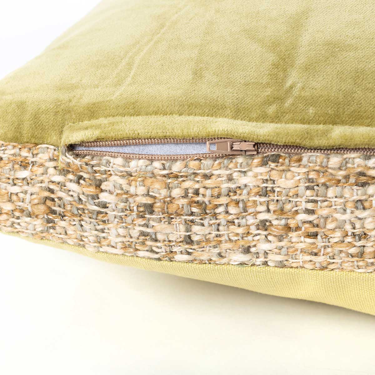 Coxim de ch&atilde;o AUTOMNE verde 45x45cm