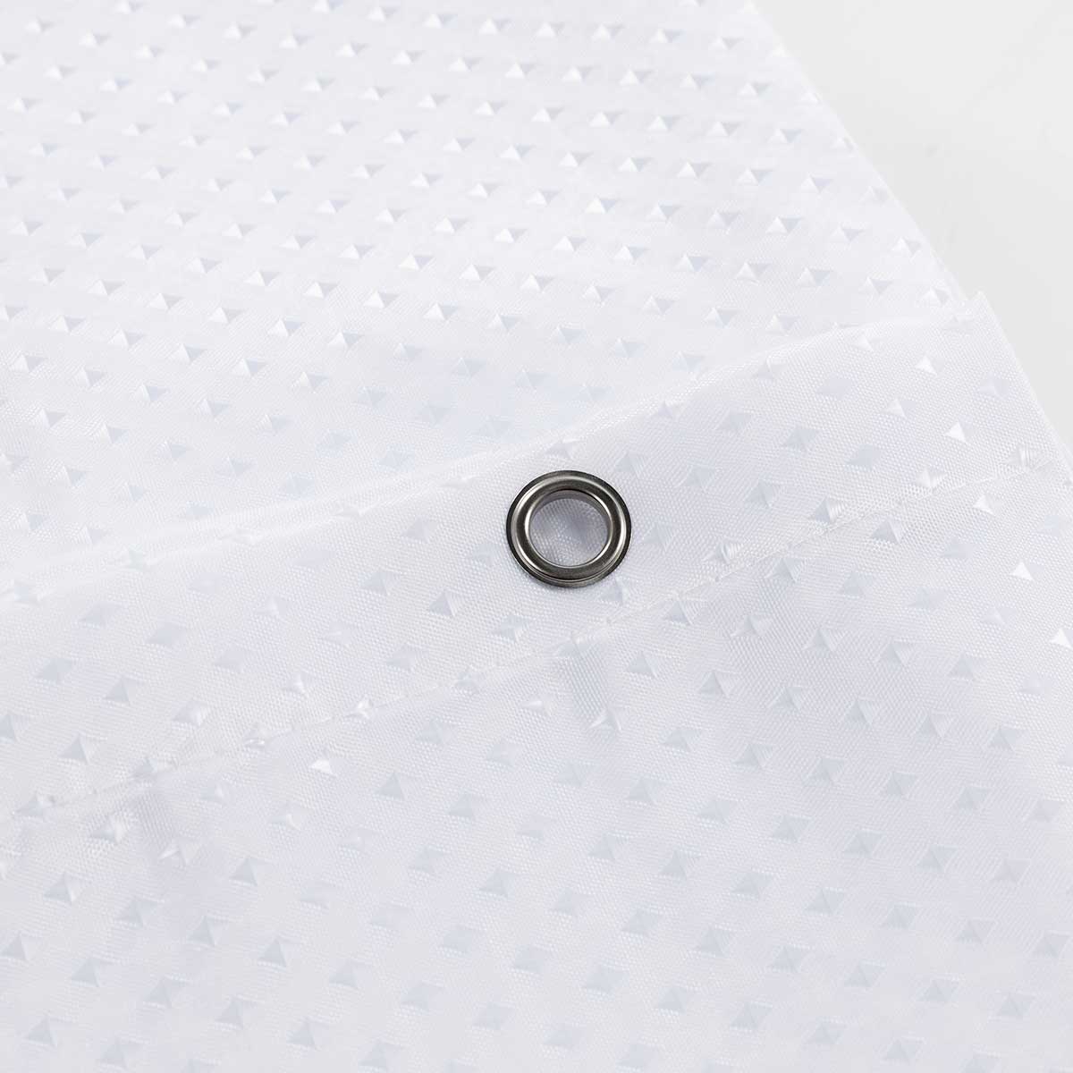 Cortina De Banho Branco Diamante 180x200cm