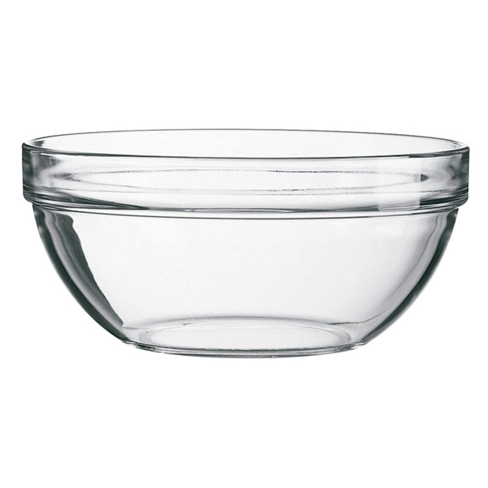 Ta&ccedil;a de vidro redonda empilh&aacute;vel 10cm