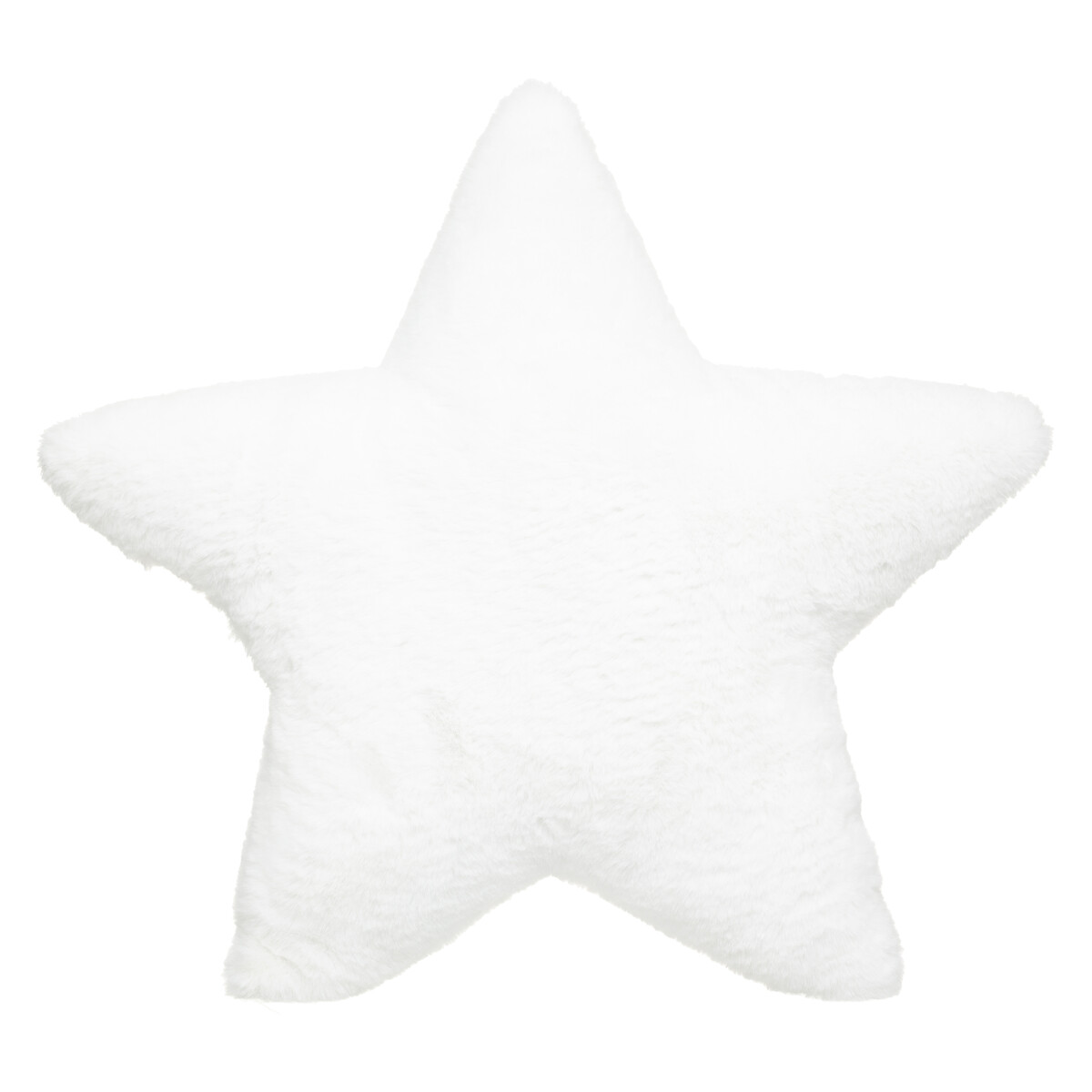 Almofada estrela pelo branco 39x39cm