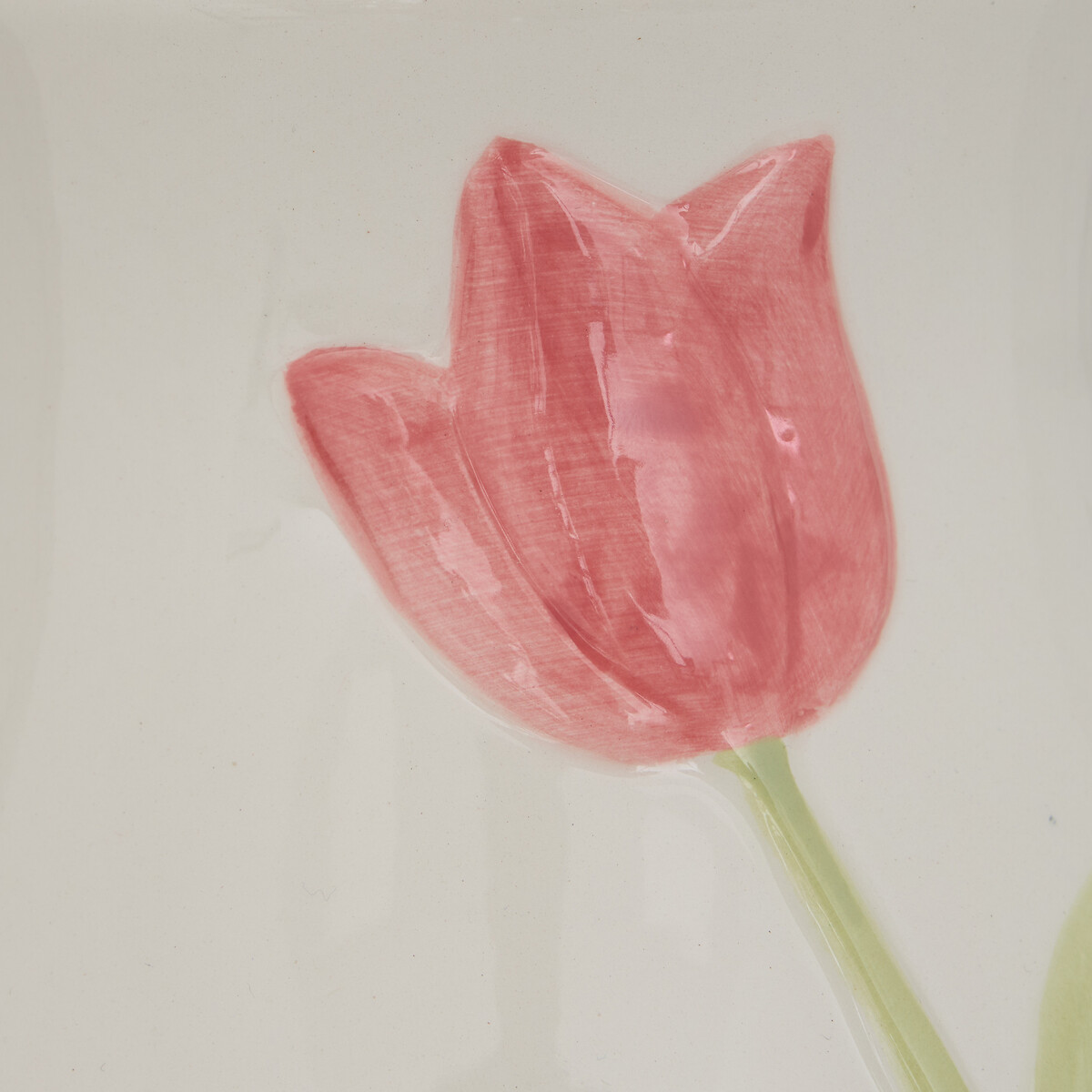 Jarra com tulipas FLEUR DE ROSE 21cm
