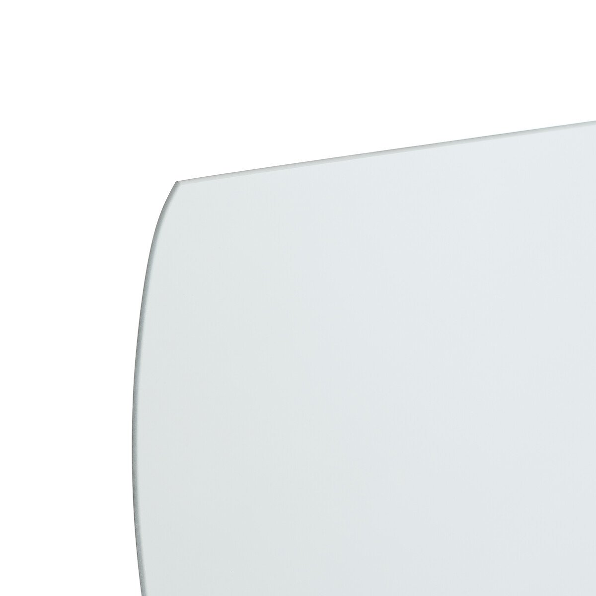 Espelho de parede ondulado prateado