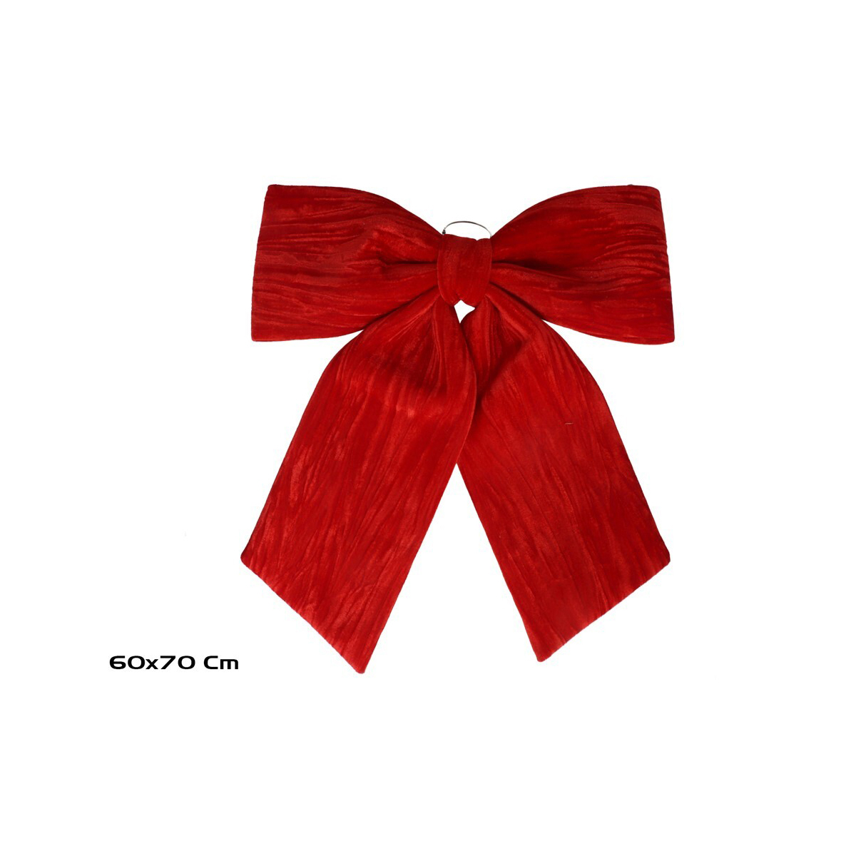 La&ccedil;o london em veludo vermelho 60x70cm
