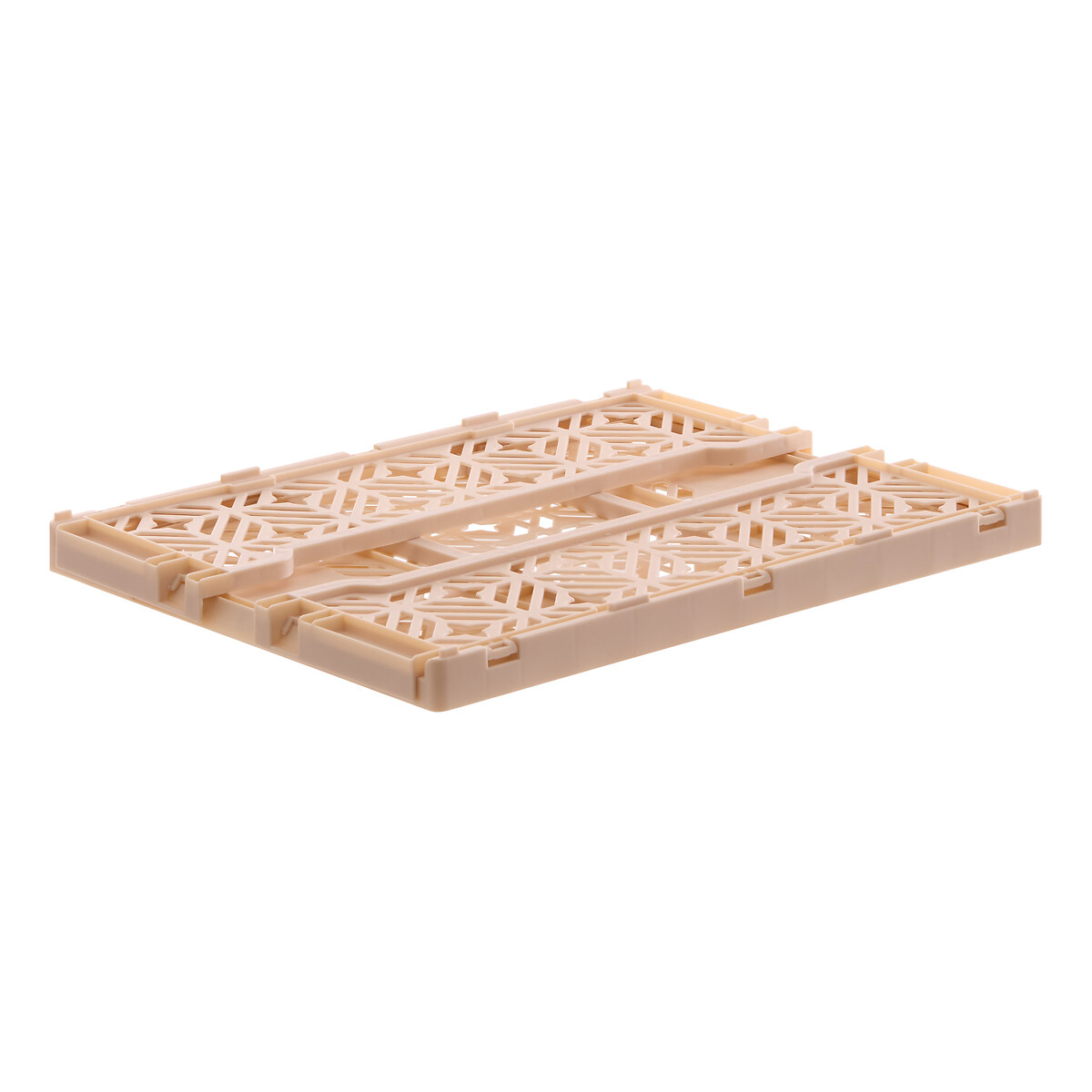 Caixa dobr&aacute;vel ARRY bege 40x30cm