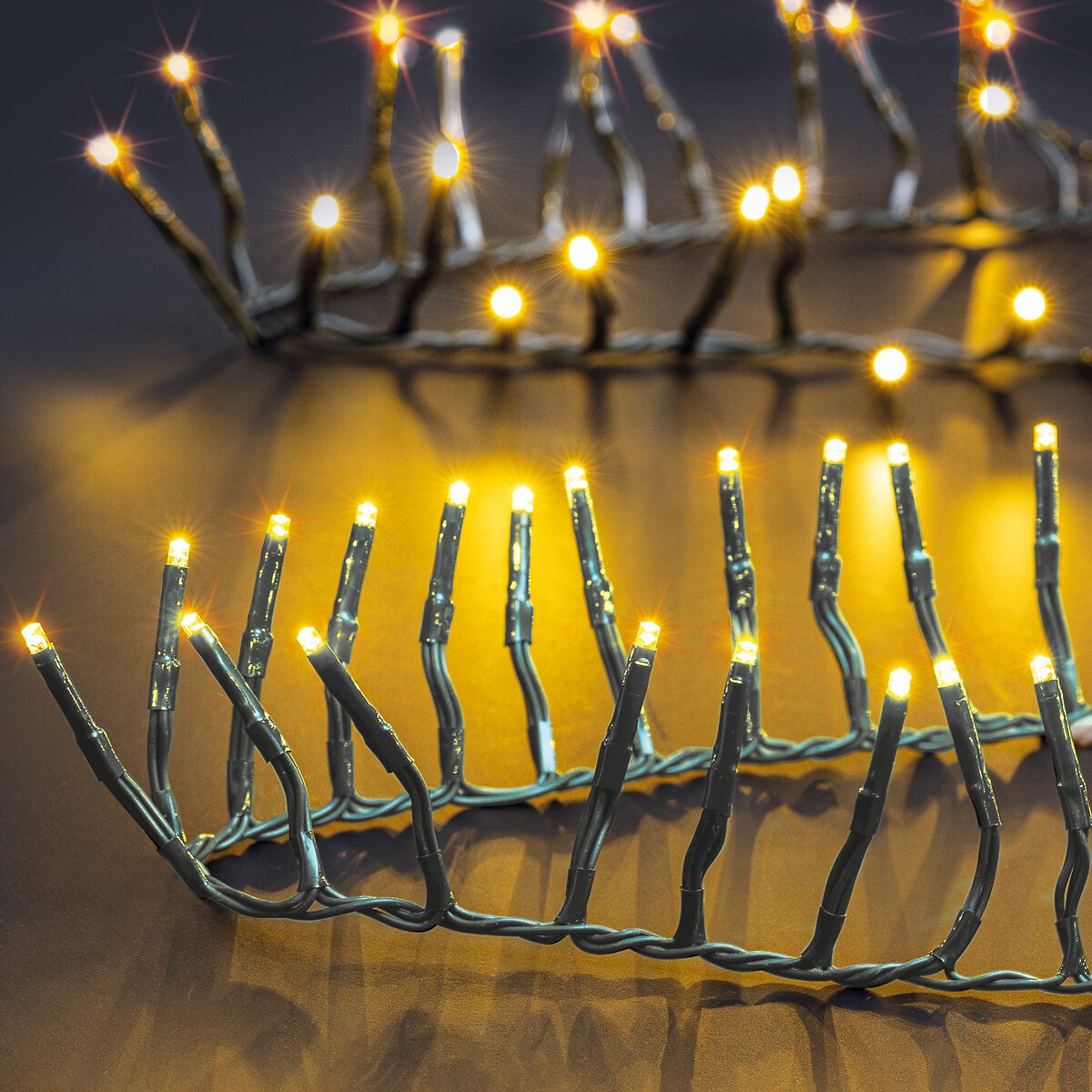 Série de natal branco quente 500LED 10M