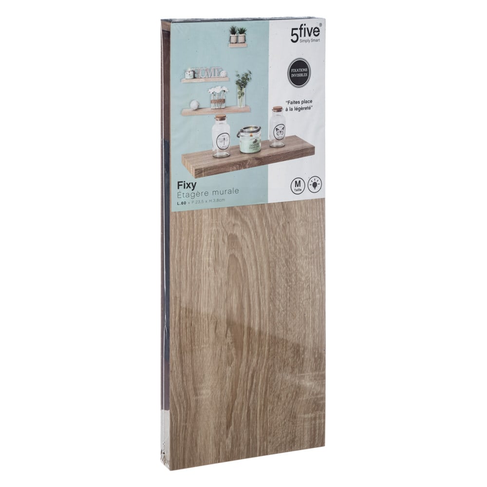Prateleira kit deco natural 3,8x23,5x60cm