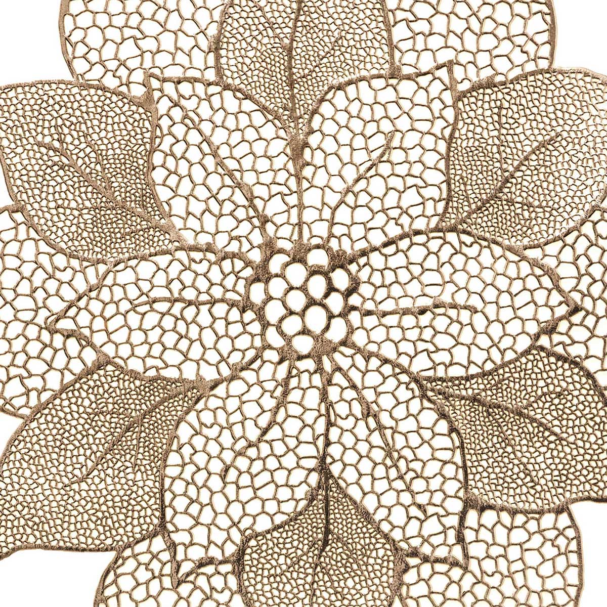 Individual de mesa flor dourada 44cm