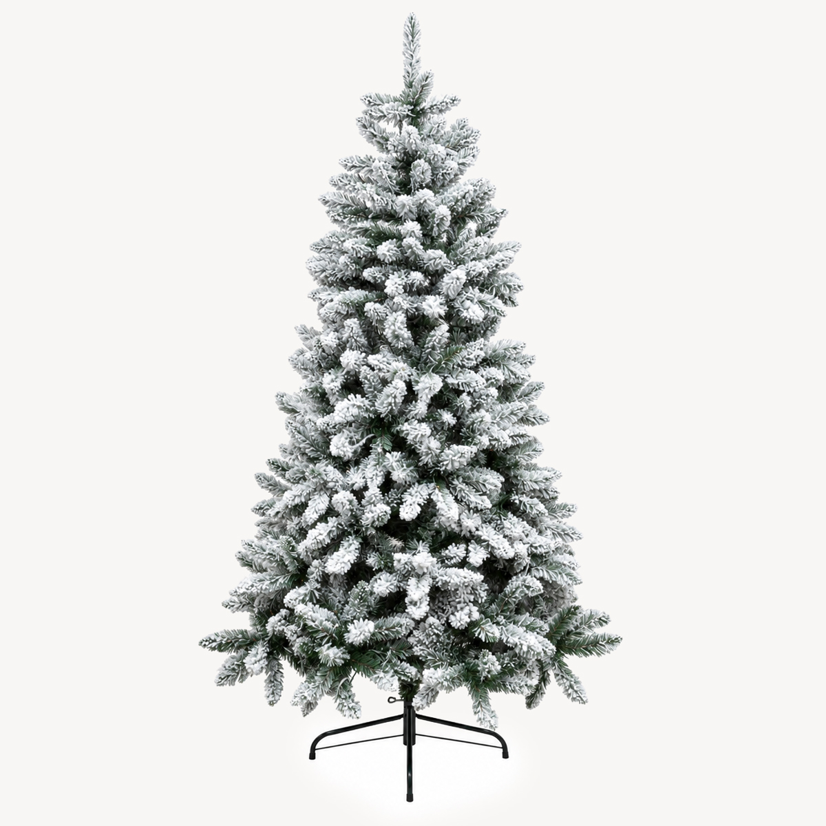 &Aacute;rvore de natal SNOW LORD verde com leds e neve 240cm