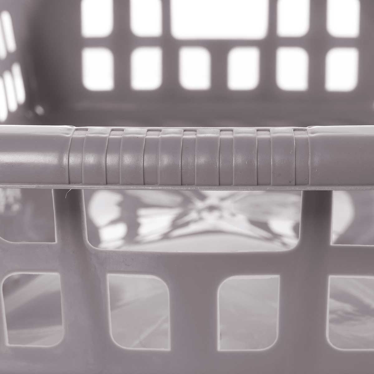 Cesto para roupa baixo taupe SAND