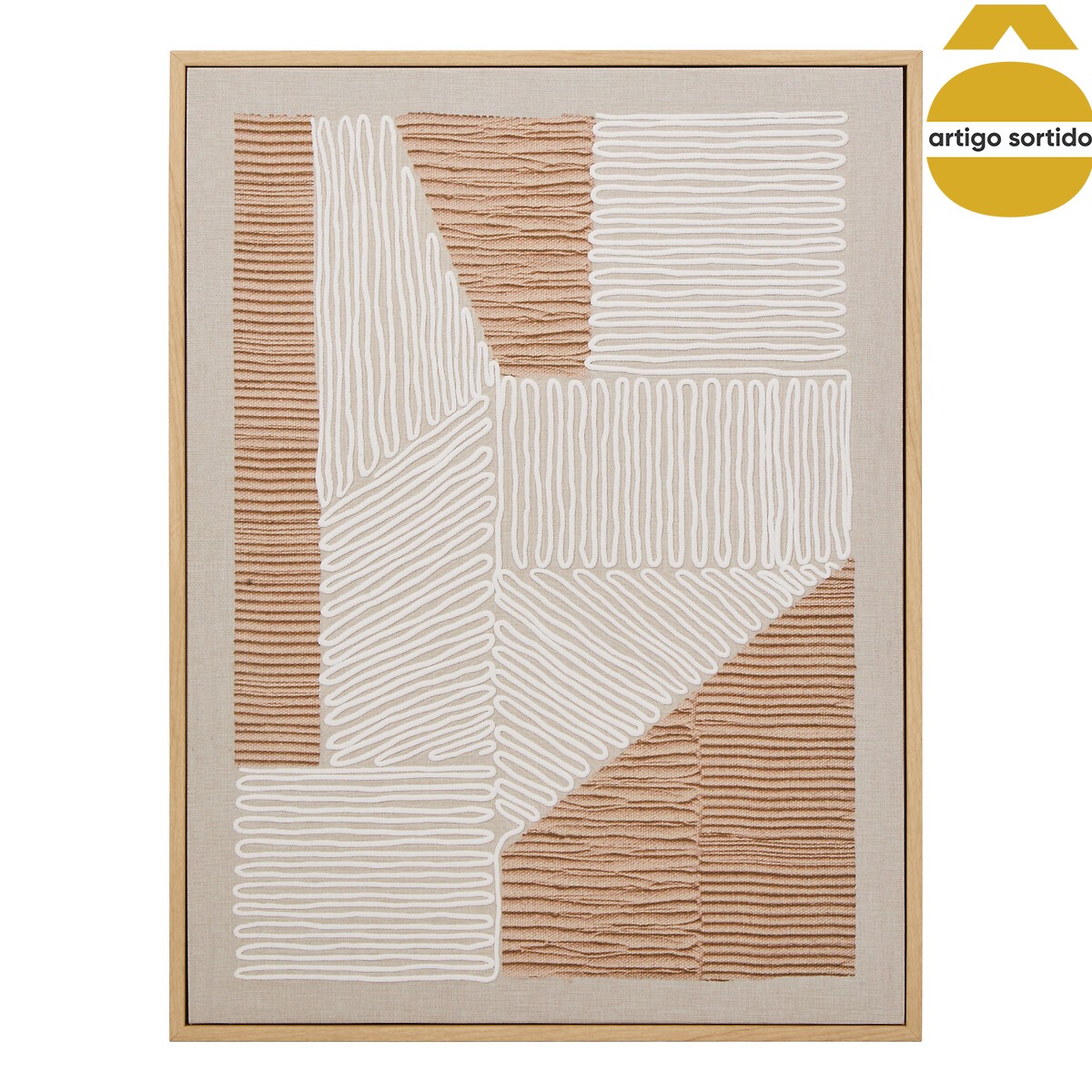 Quadro decorativo BAKA castanho 30x40cm