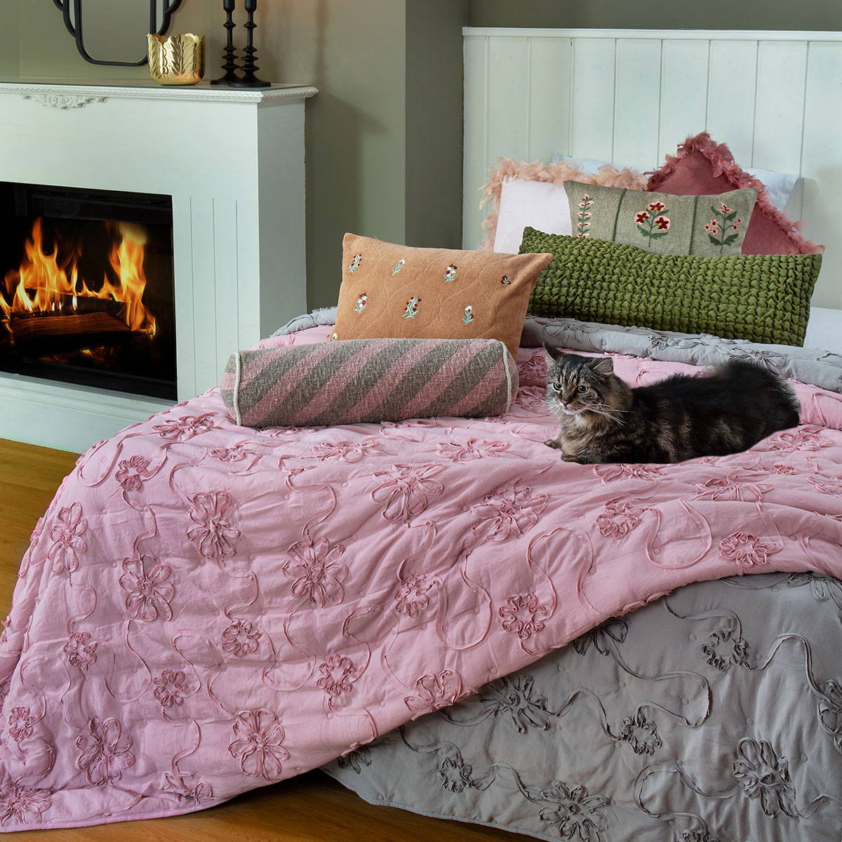 Almofada BELLISSIMA verde 35x75cm