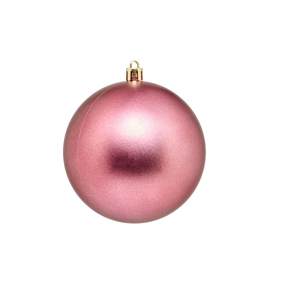 Conjunto 4 bolas de natal rosa 10cm